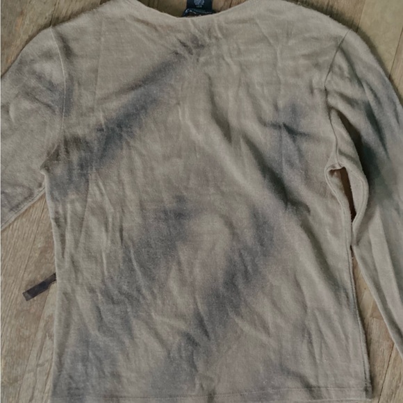 🐑 Wool Knit Sweater Sz M Italian Ribbon - Picture 3 of 16